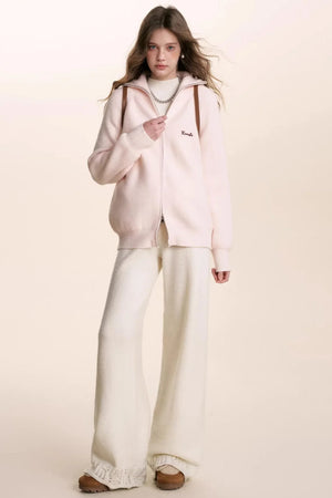 Winter Double-Zip Cardigan Jacket