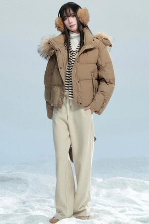 Winter Drape Wide-Leg Pants