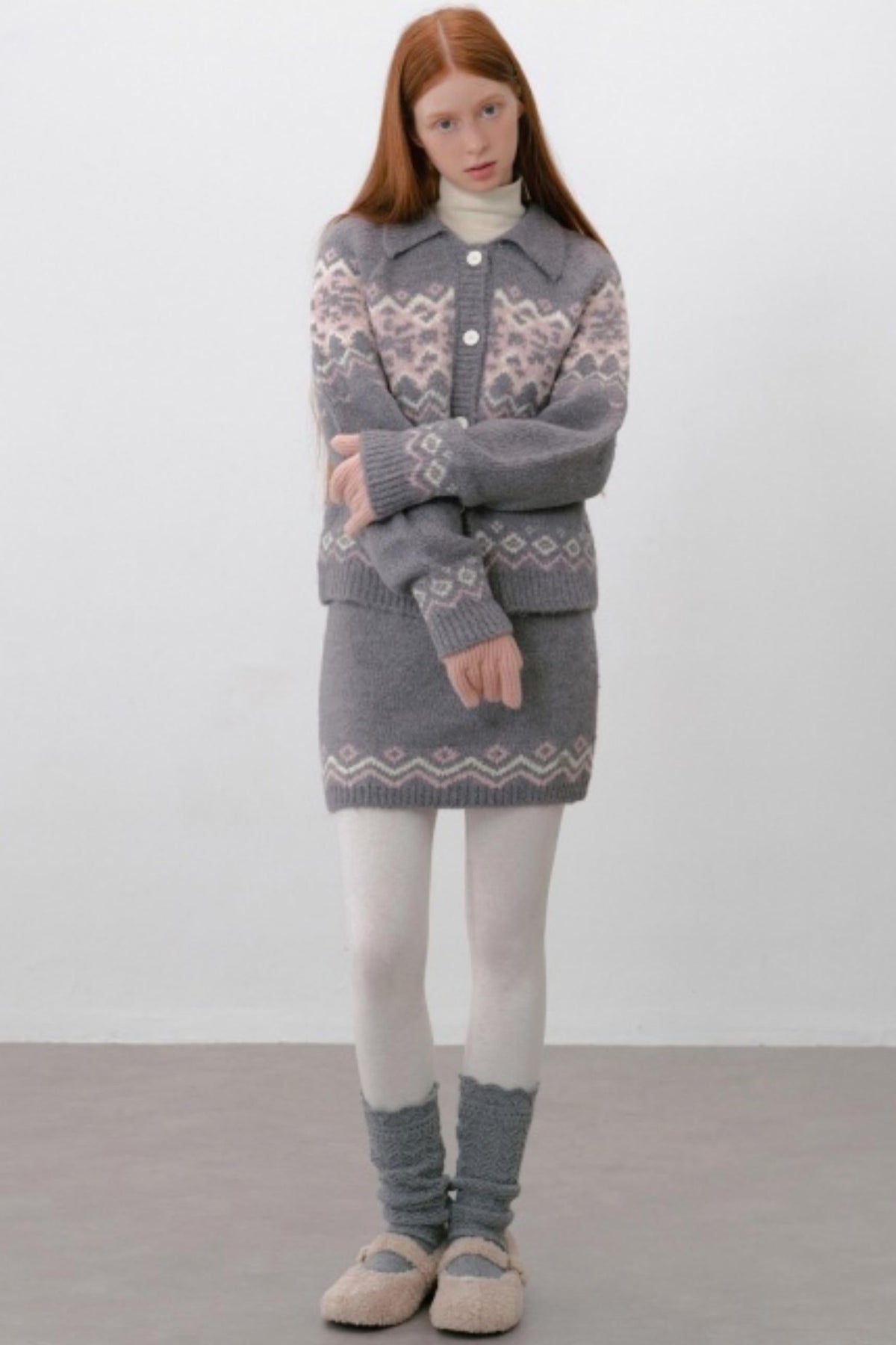 Winter Fair Island Knitted Skirt