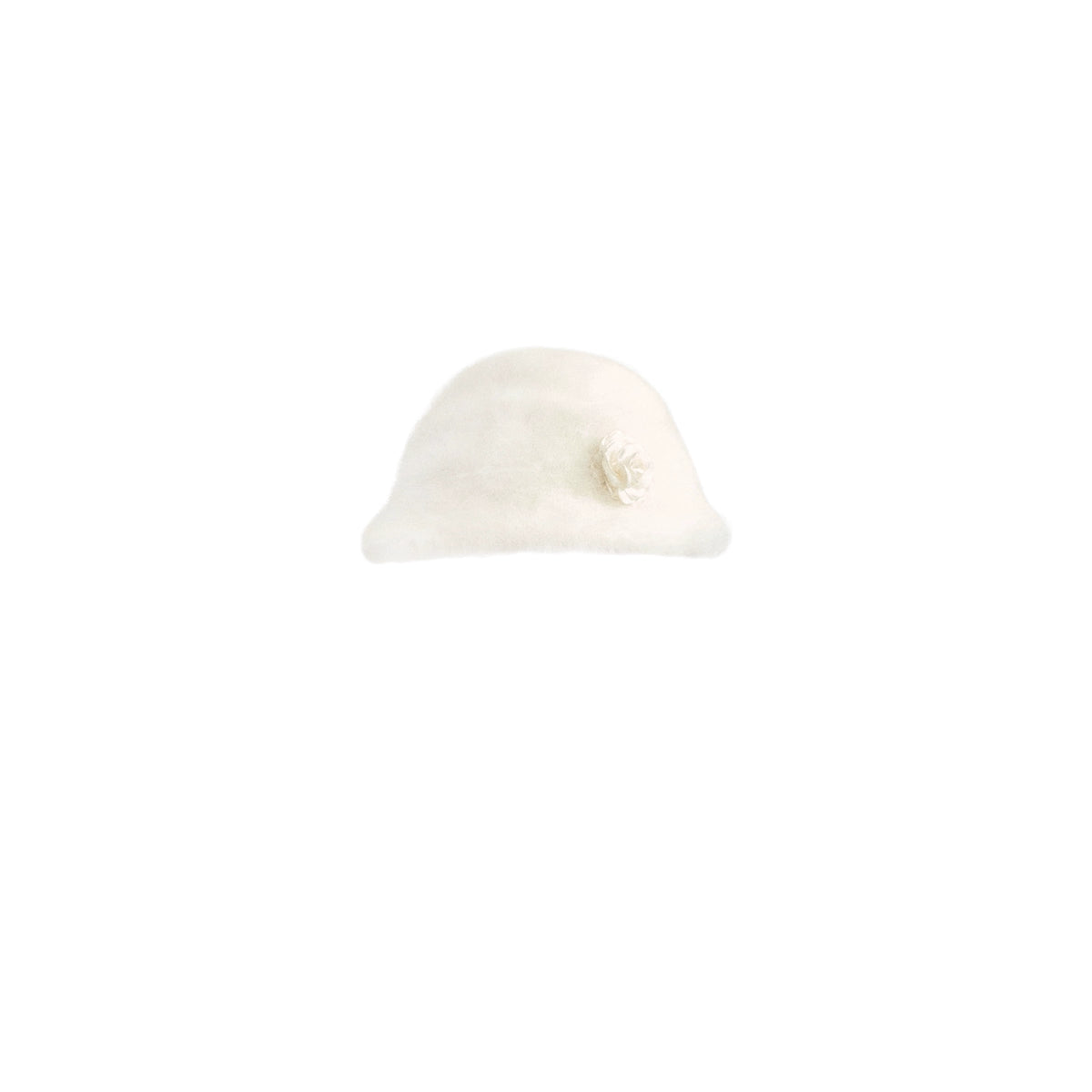 Winter Floral Beret Hat