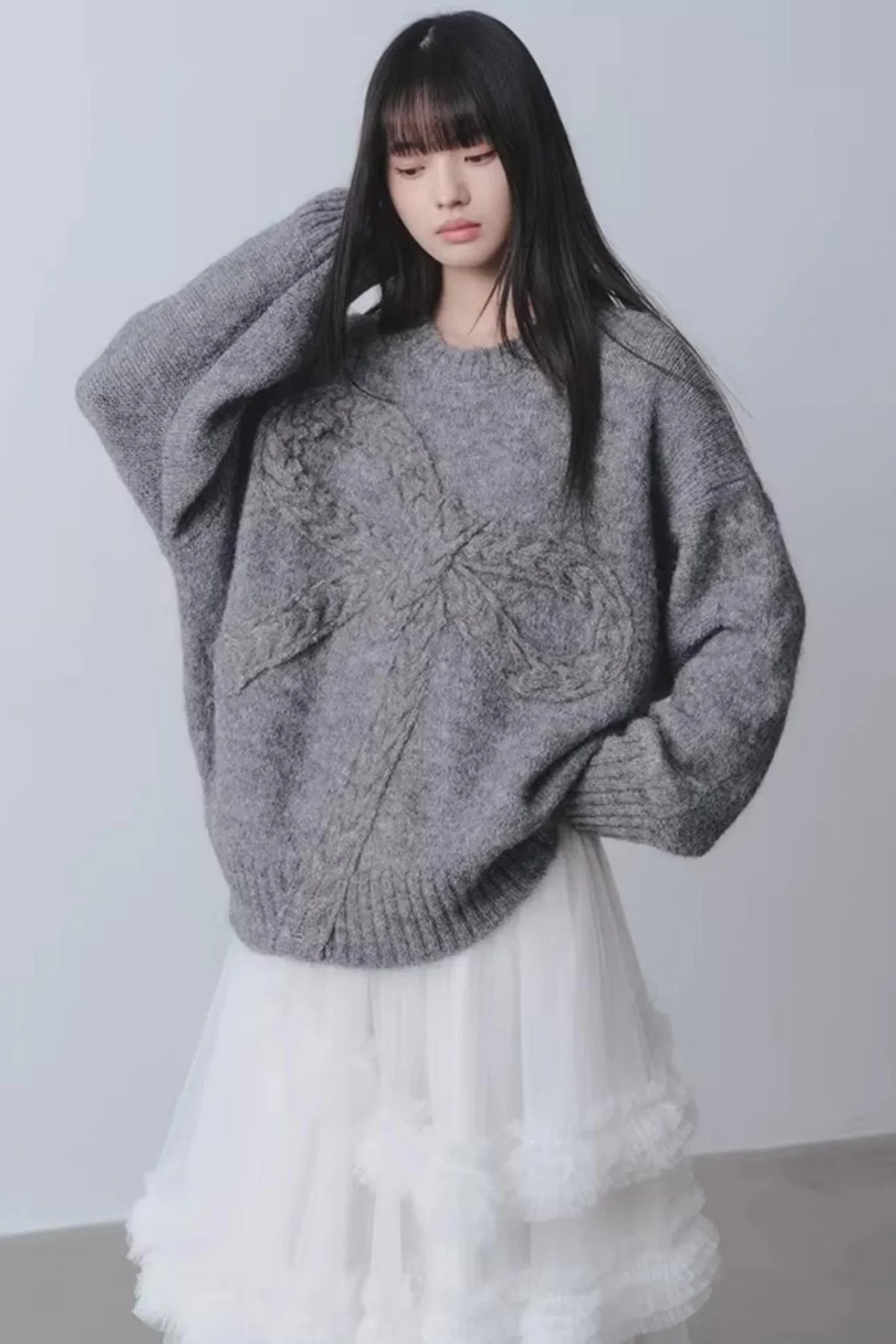 Winter Gift Bow Sweater