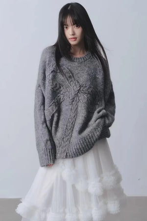 Winter Gift Bow Sweater