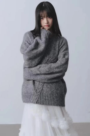 Winter Gift Bow Sweater
