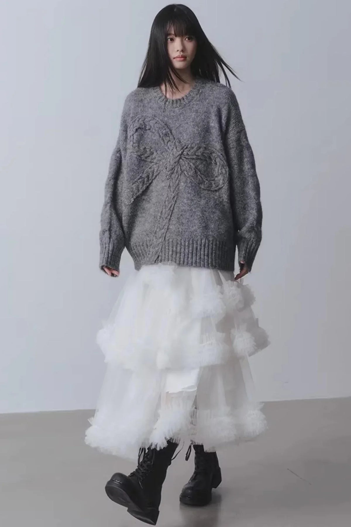 Winter Gift Bow Sweater