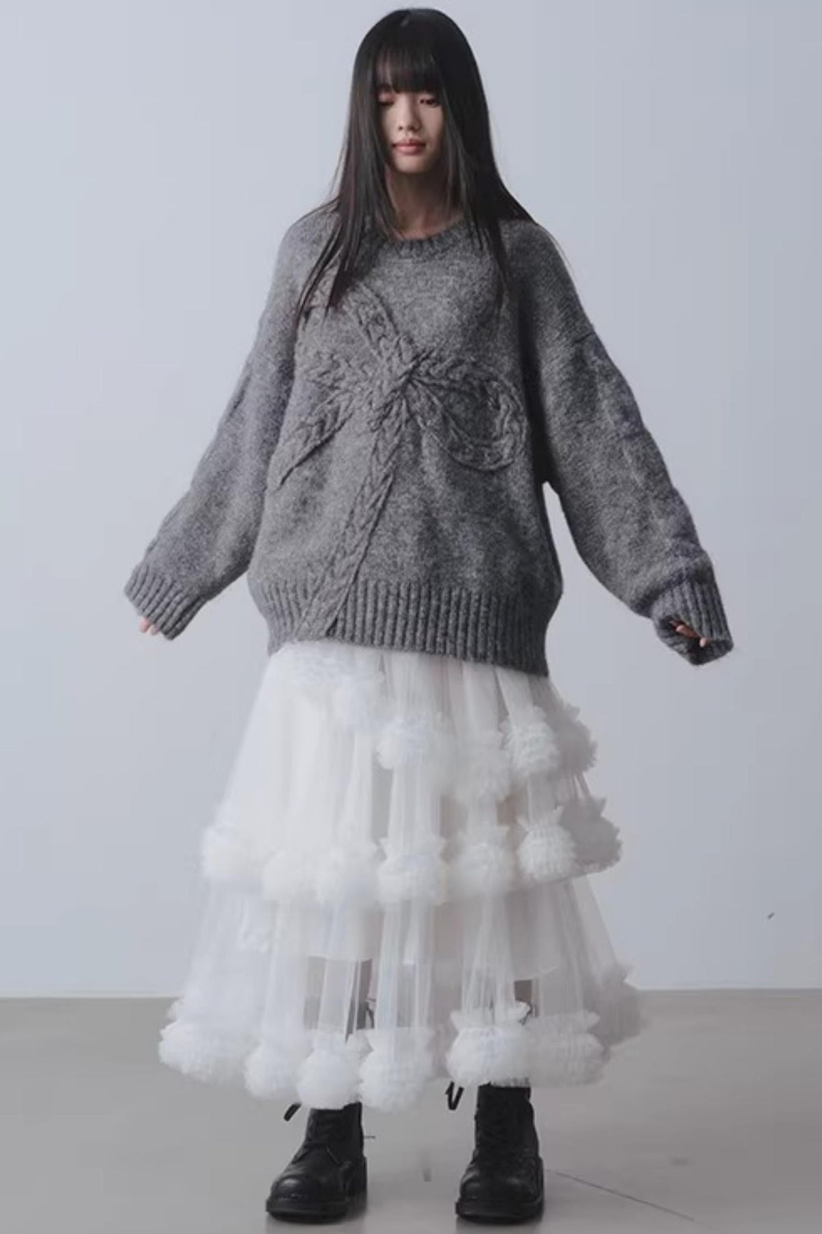 Winter Gift Bow Sweater