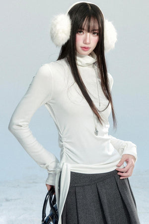 Winter Lace High Neck Top