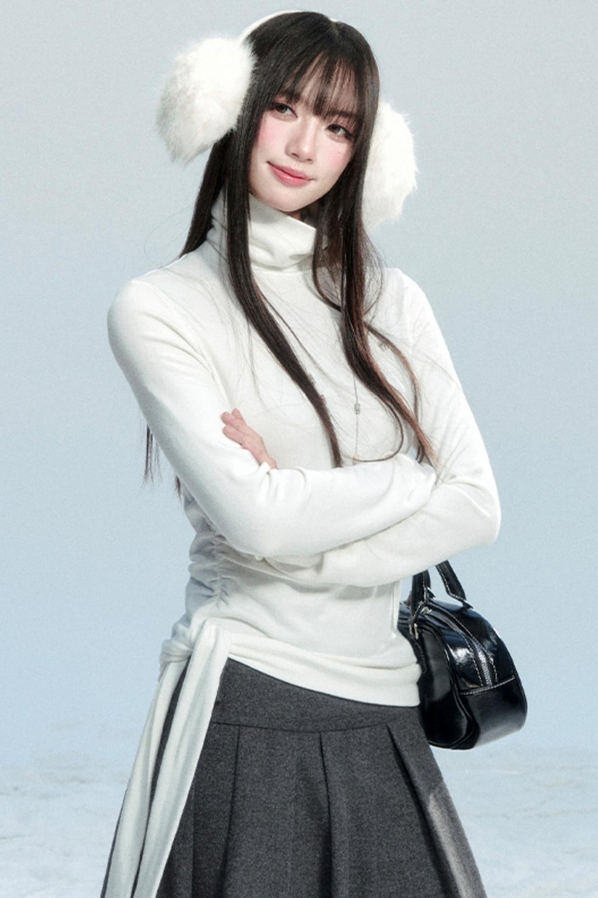 Winter Lace High Neck Top