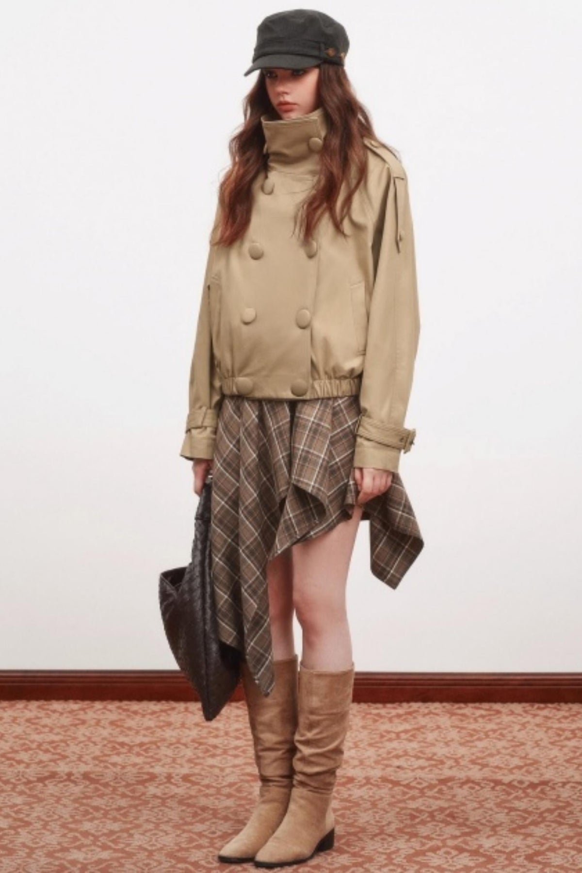 Winter Lyocell Cotton Trench Coat