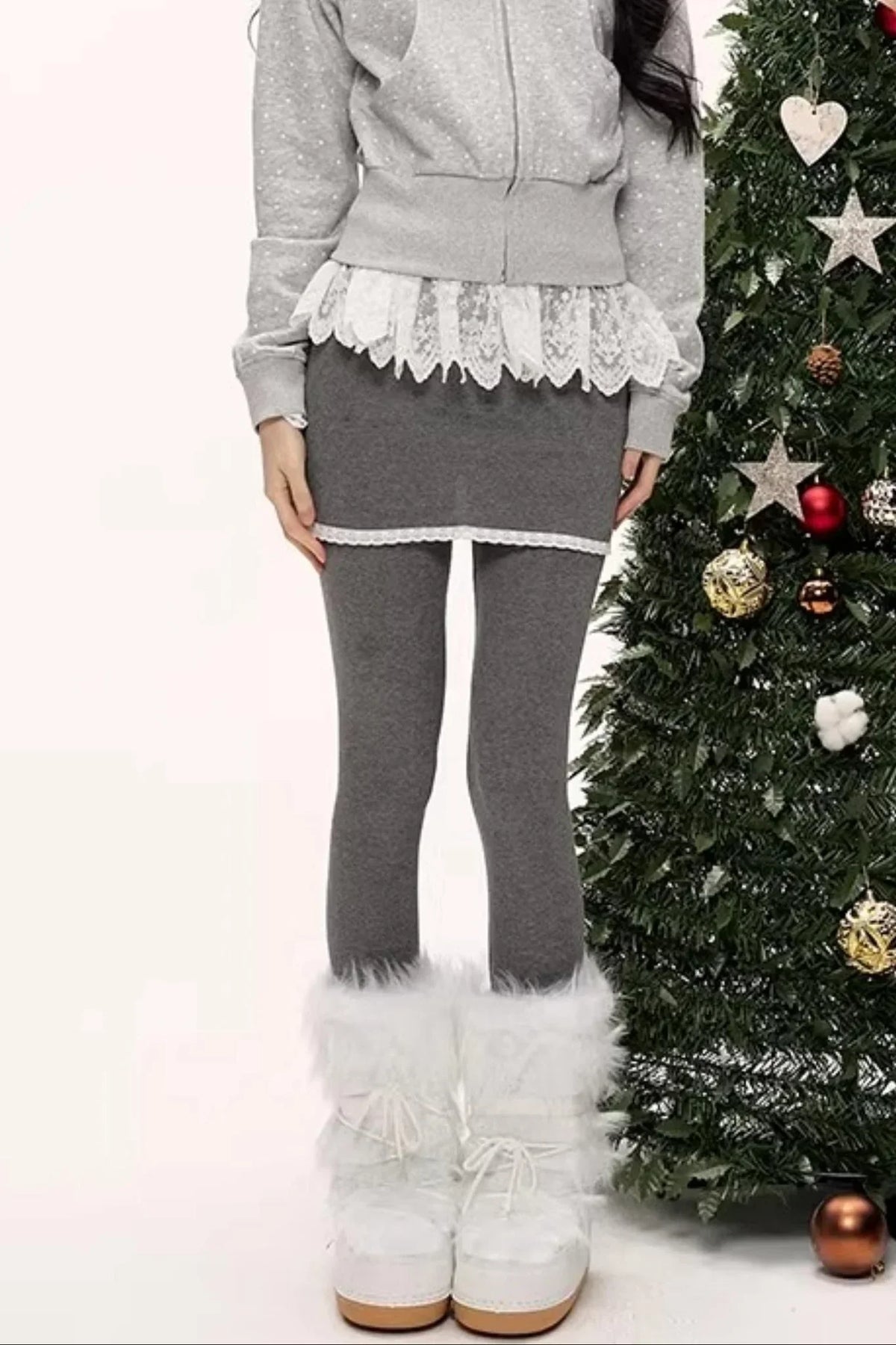 Winter Polka Dot Pants