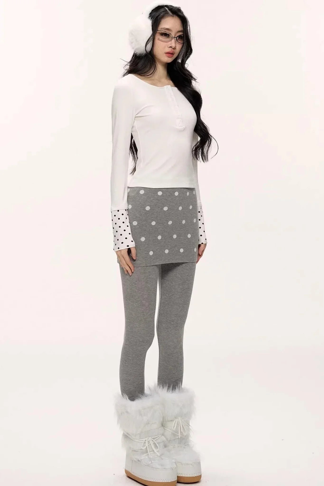 Winter Polka Dot Pants