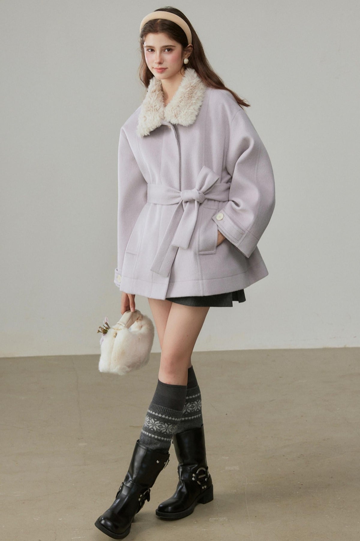 Winter Silhouette Woolen Coat