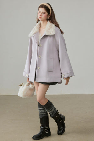 Winter Silhouette Woolen Coat