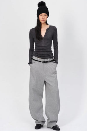 Winter Tencel Wool Slim Top