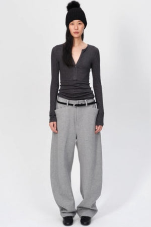 Winter Tencel Wool Slim Top