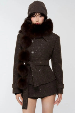 Winter Warm Fox Fur Scarf