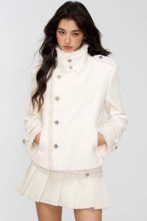 Winter Woolen Pleated Skirt