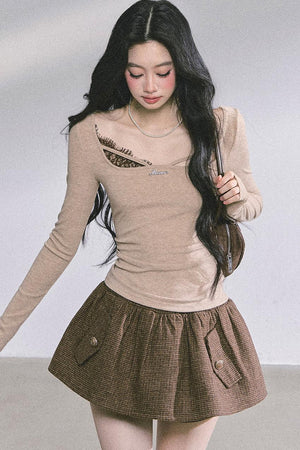 Wisdom Lace Long-Sleeved T-Shirt