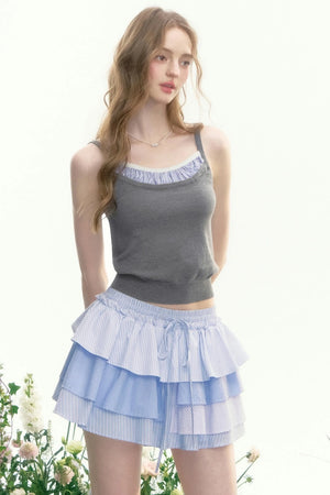 Wisteria Valley Retro Knit Top Set-Up