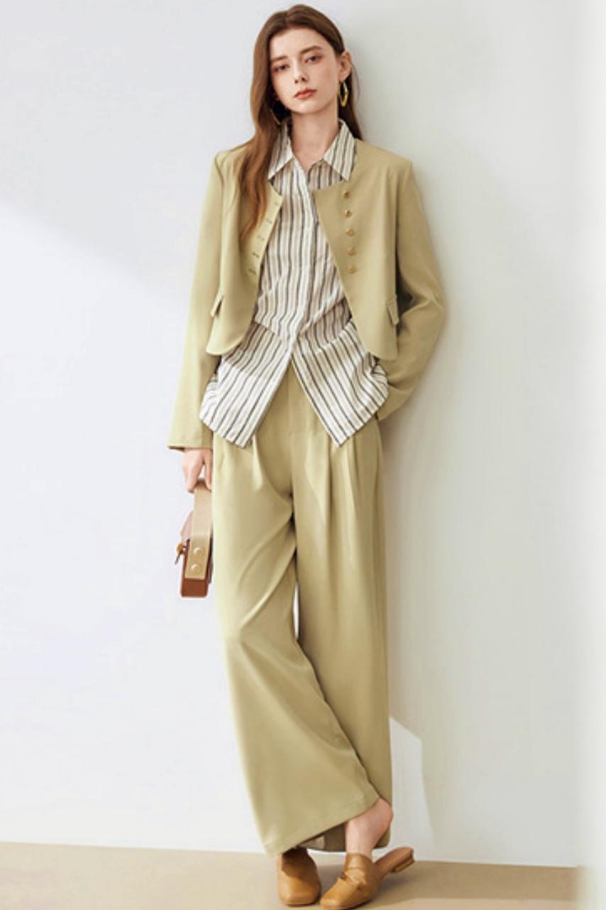 Women's Elegant Slacks Suit Set