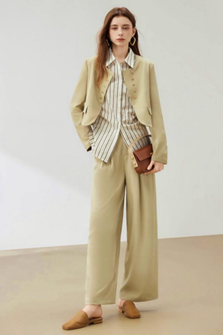 Women's Elegant Slacks Suit Set