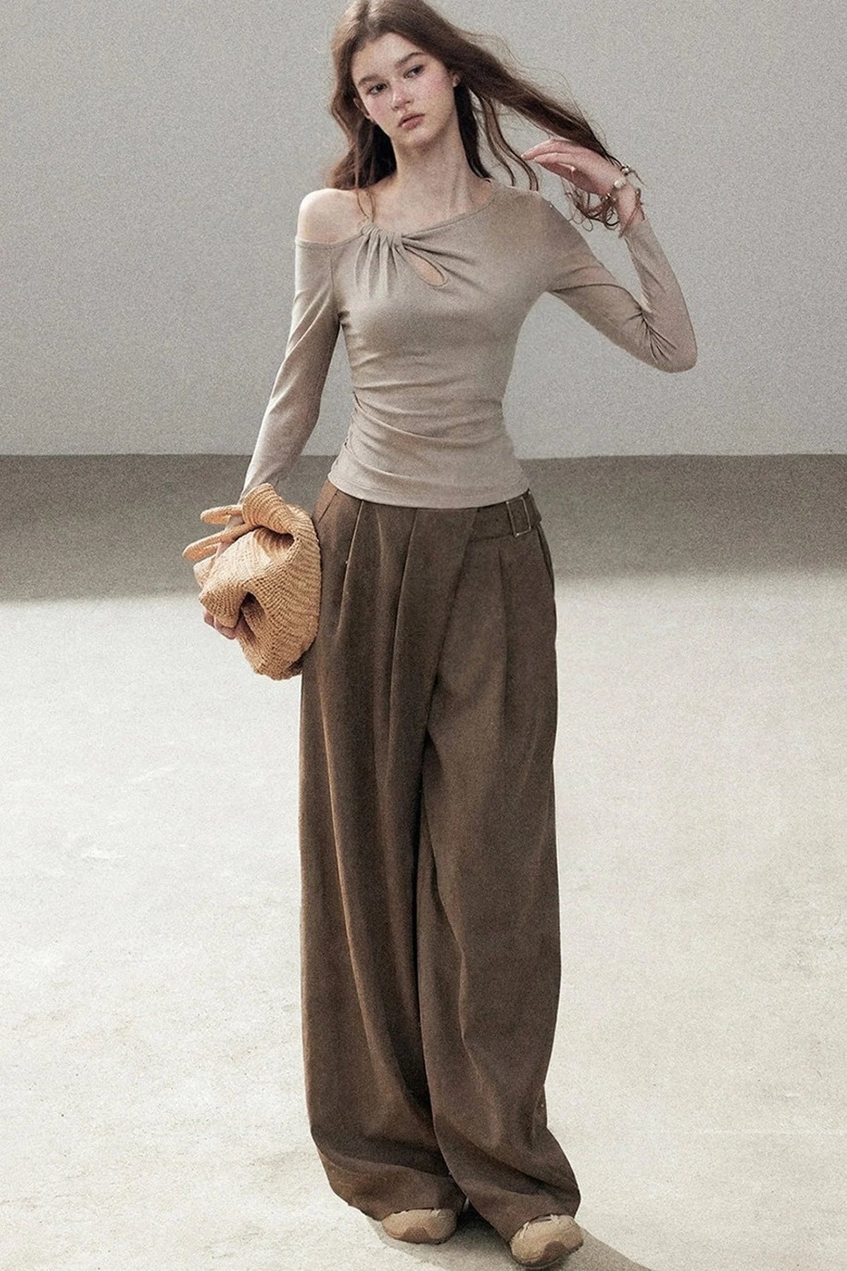 Women's Loose Wide-Leg Trousers