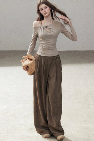 Women's Loose Wide-Leg Trousers