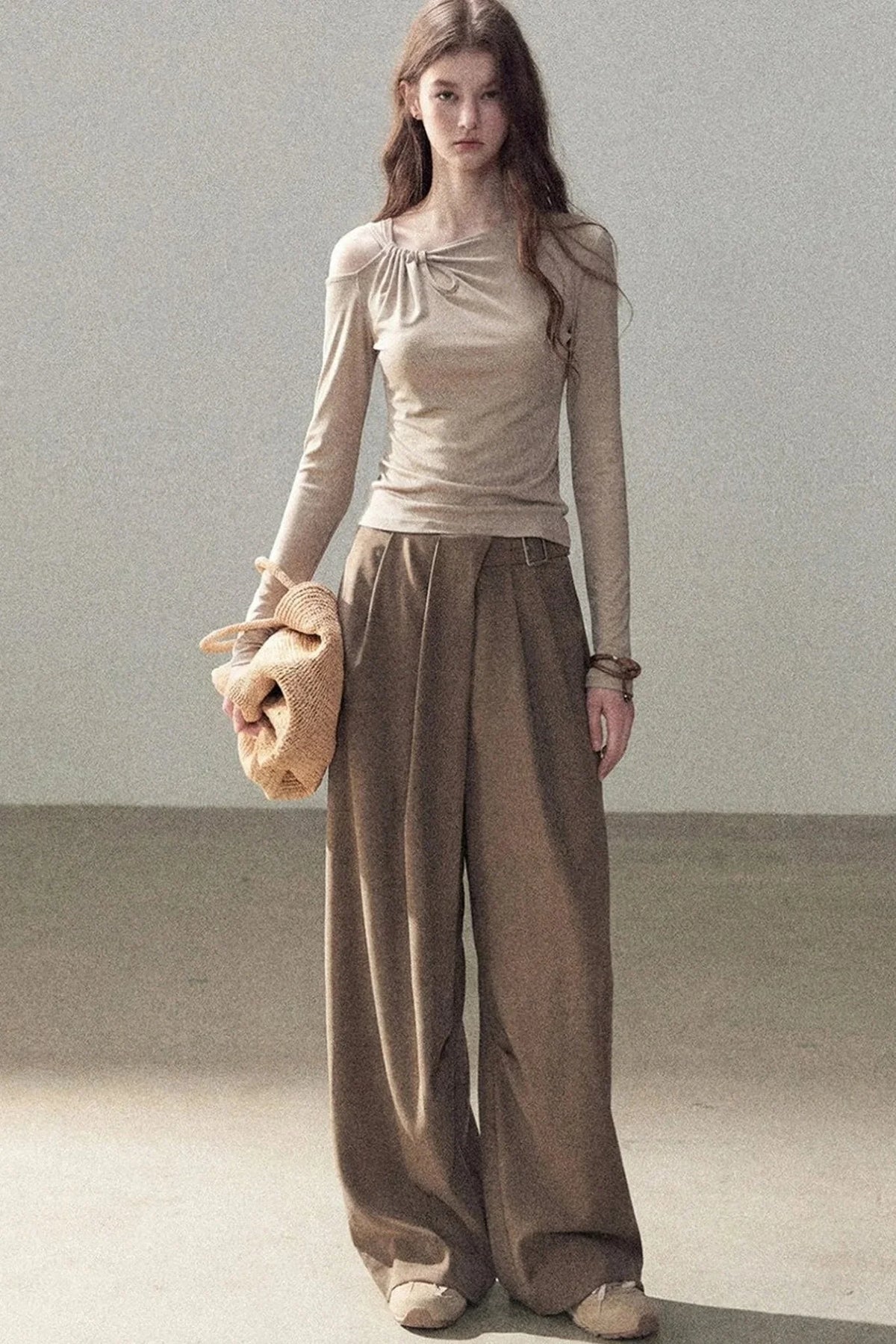 Women's Loose Wide-Leg Trousers