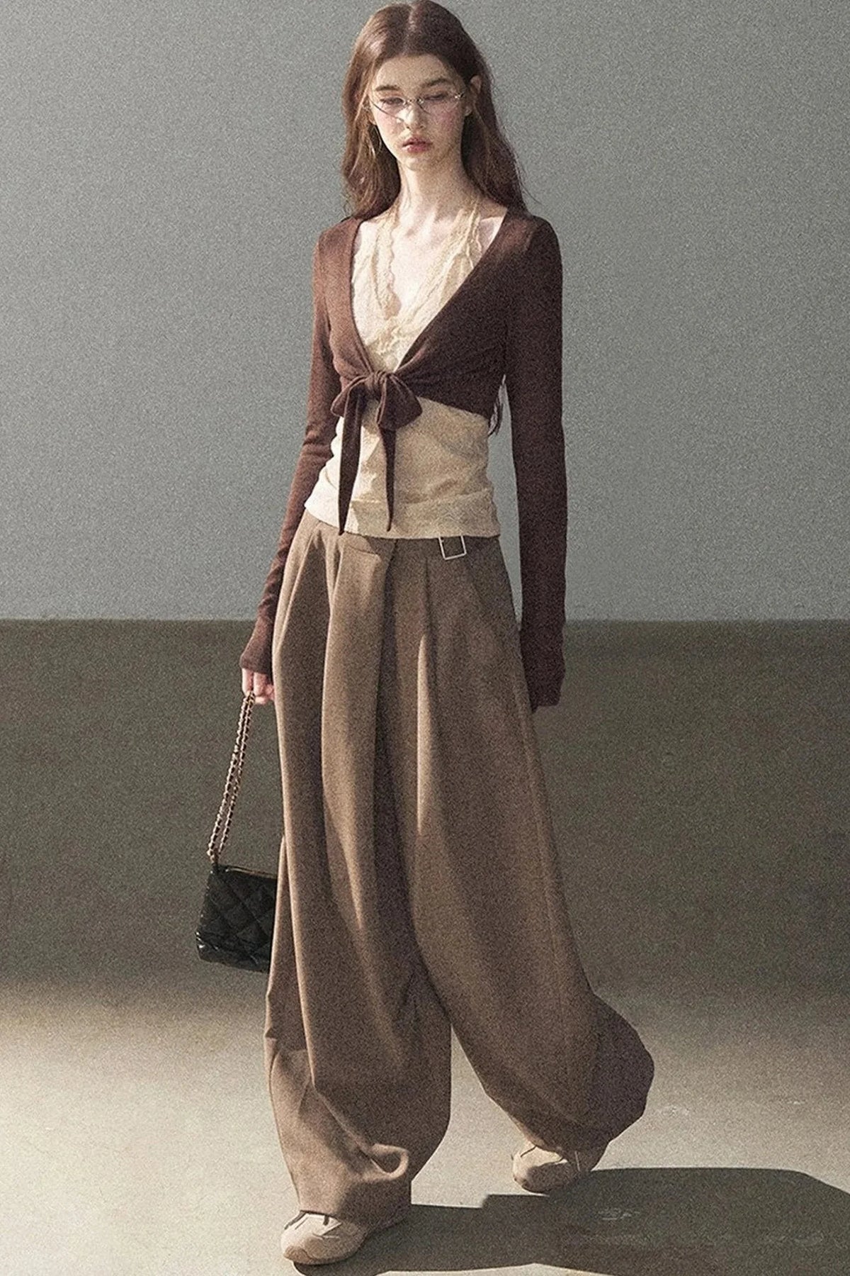 Women's Loose Wide-Leg Trousers