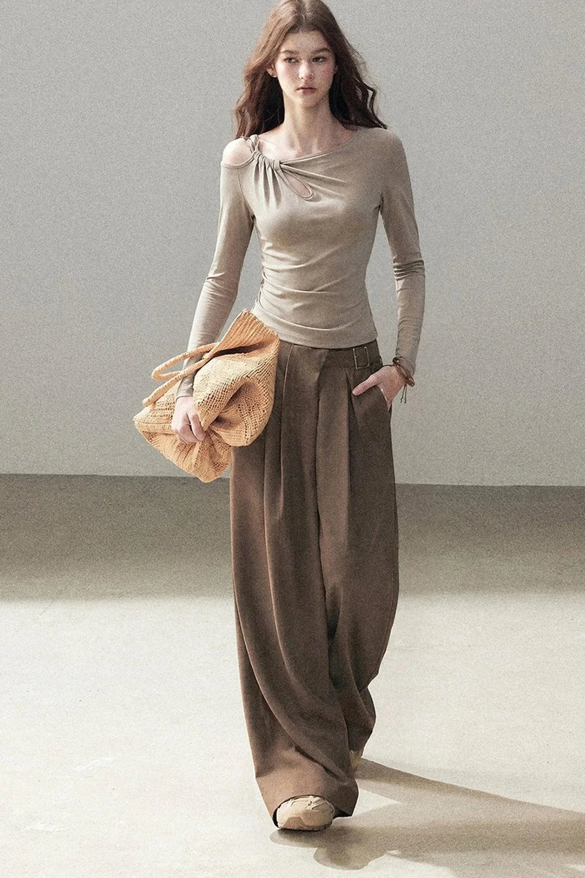 Women's Loose Wide-Leg Trousers