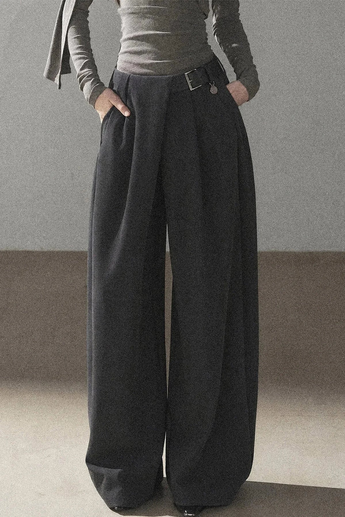 Women's Loose Wide-Leg Trousers