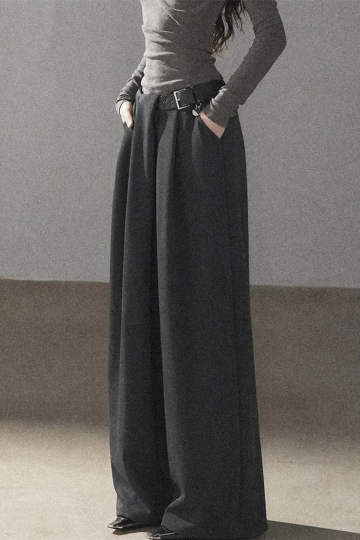 Women's Loose Wide-Leg Trousers