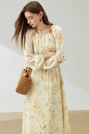 Women's Seaside Vacation Floral Dress