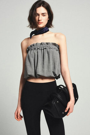 Wool Blend Crop Tube Top