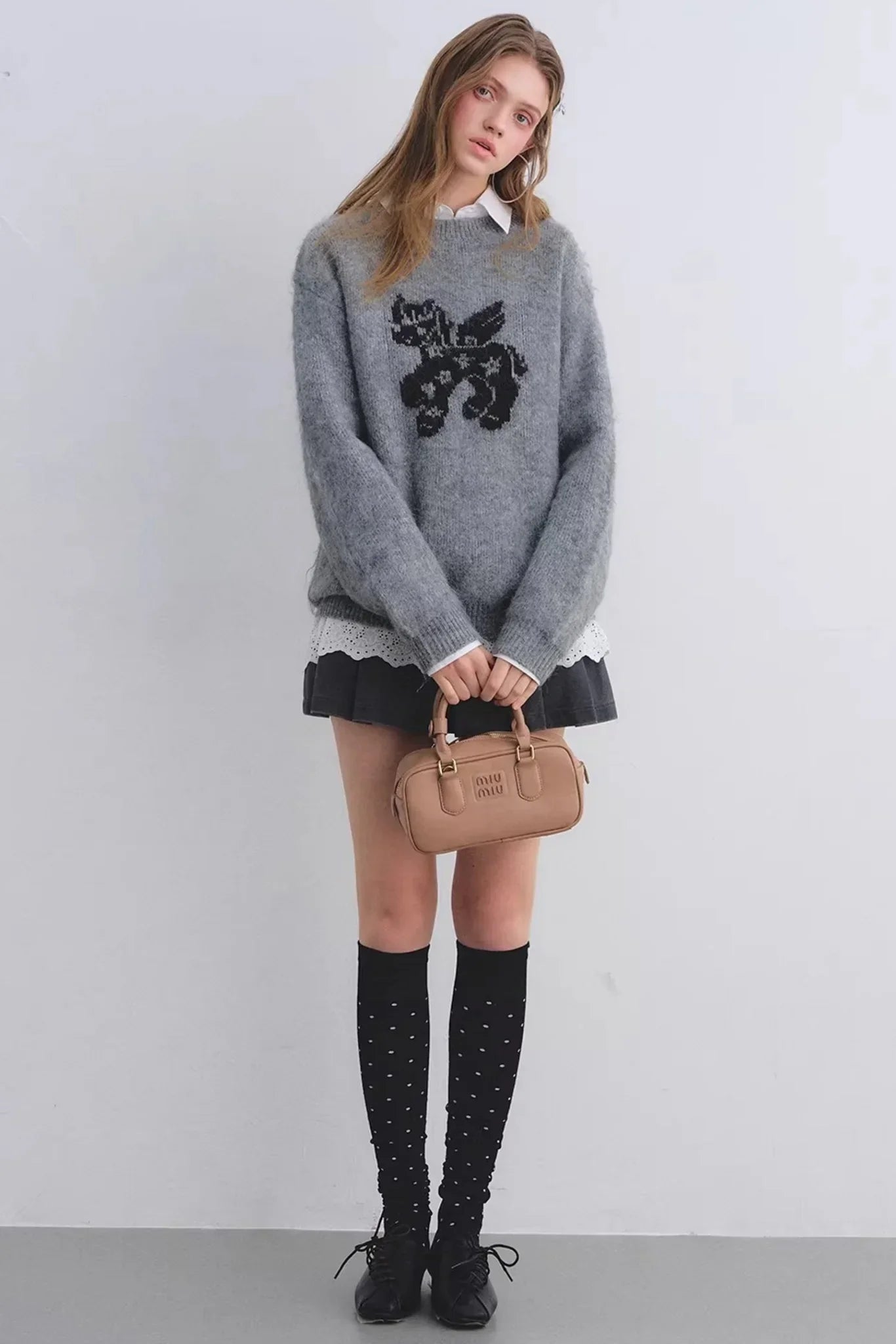 Wool-Blend Jacquard Sweater