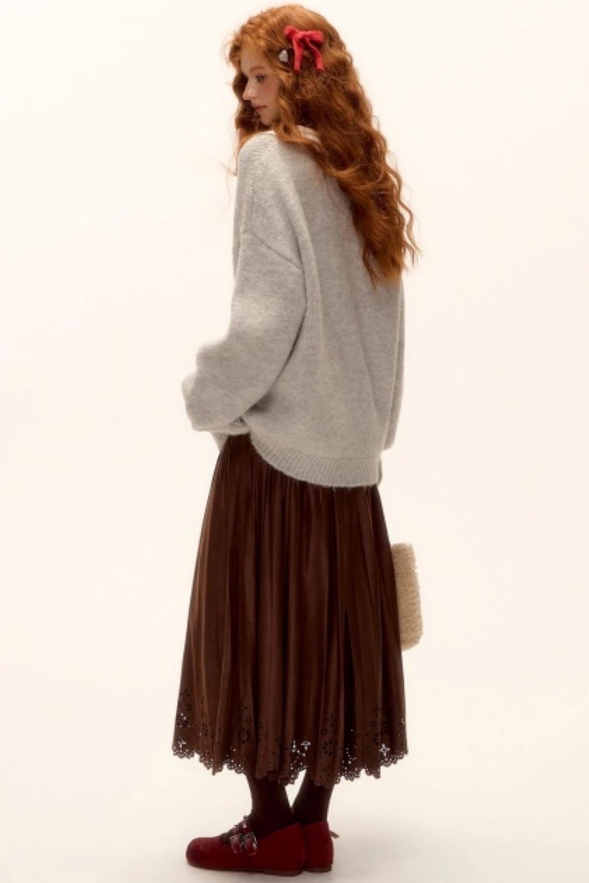 Wool Blend Jacquard Sweater