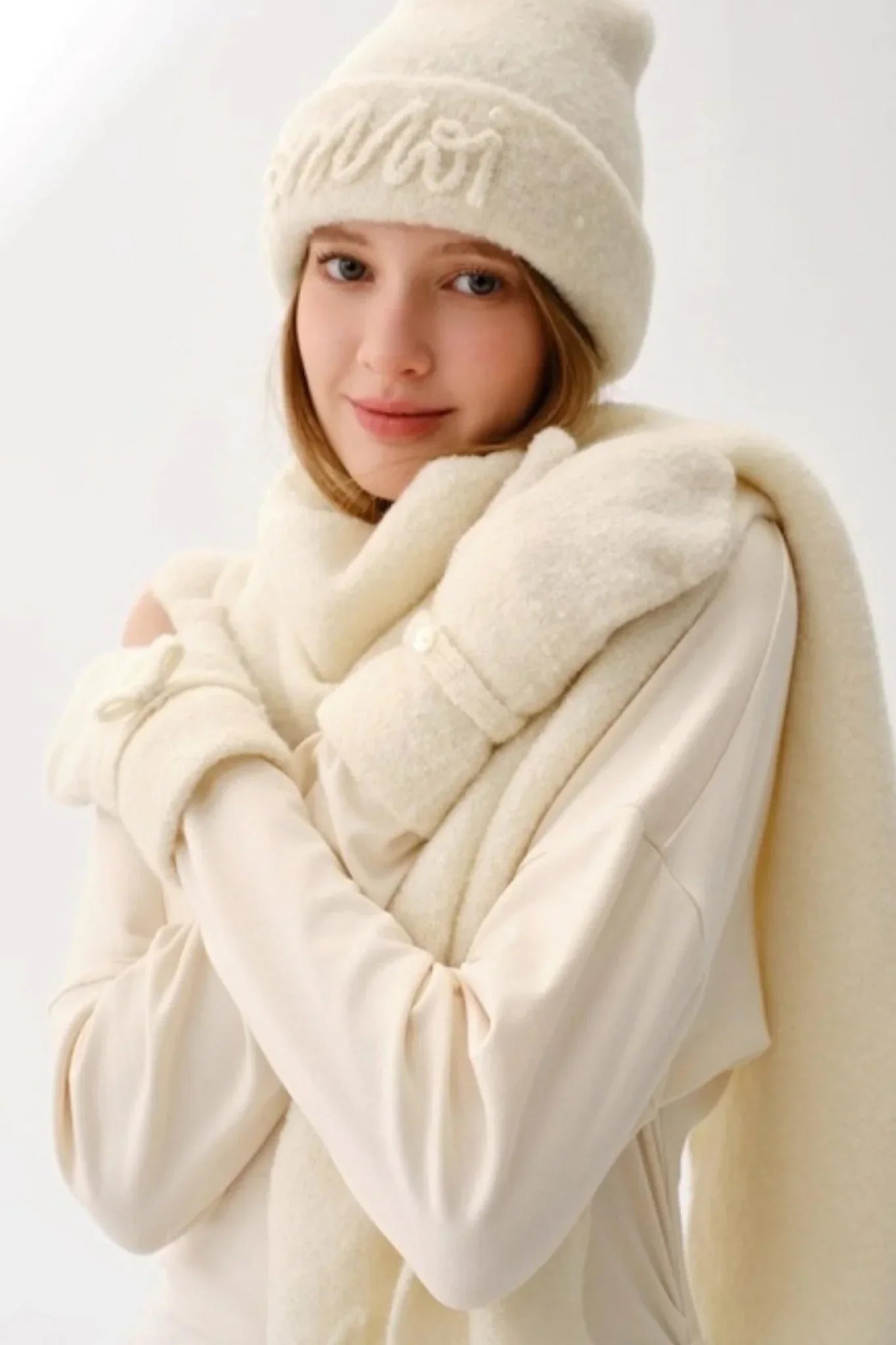 Wool Blend Knitted Set-Up