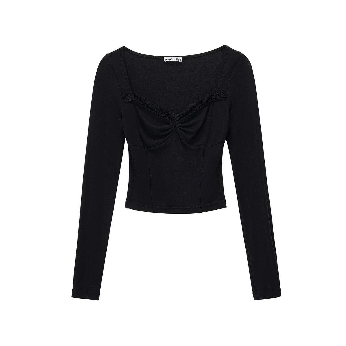 Wool Blend Lace Top