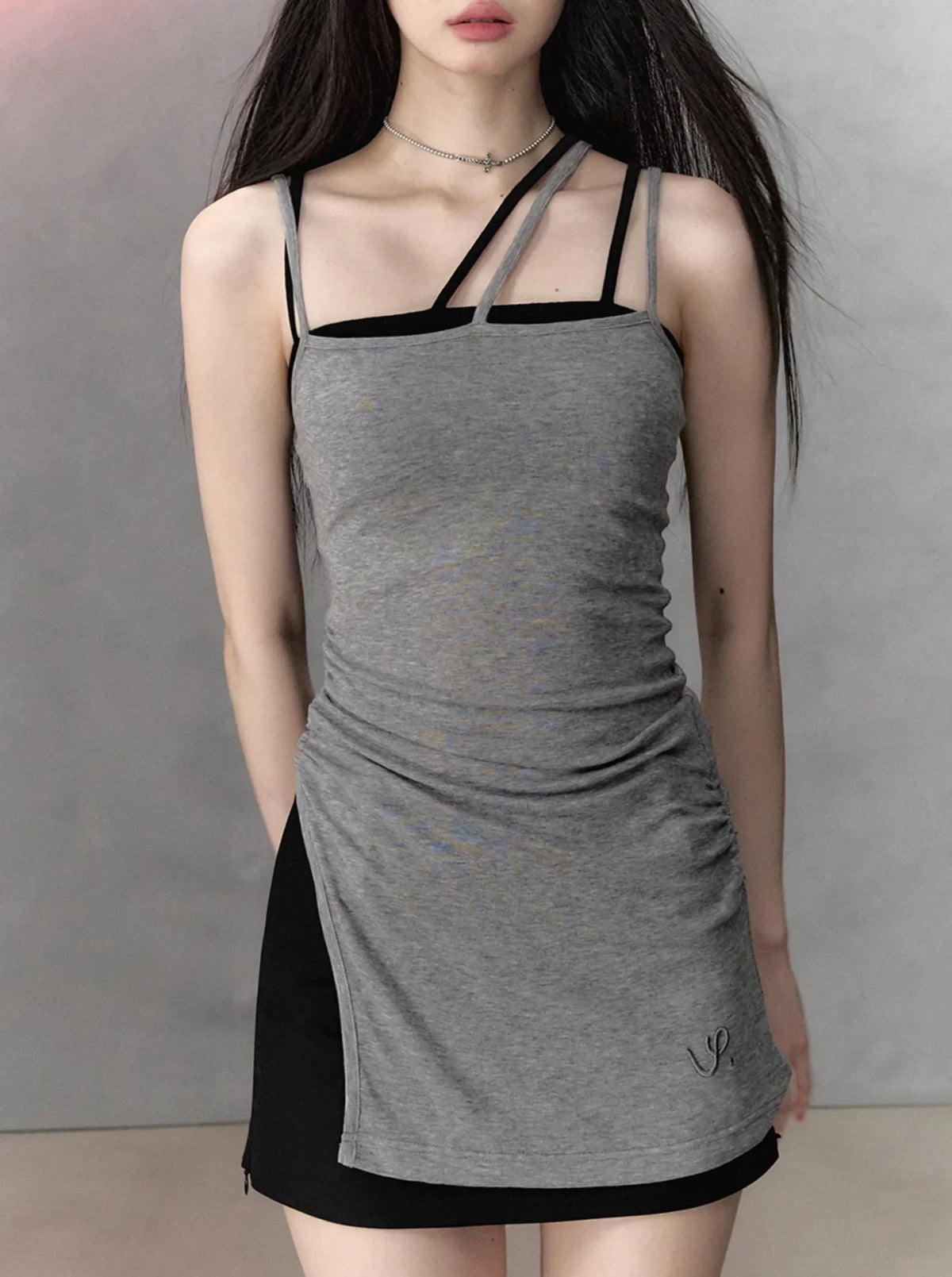 Wool Camisole Midi Dress