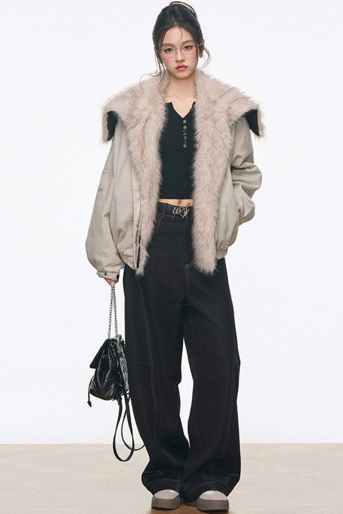 Wool Cargo Scimitar Pants Jacket Set-Up