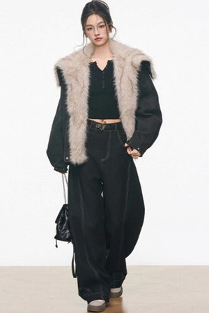 Wool Cargo Scimitar Pants Jacket Set-Up