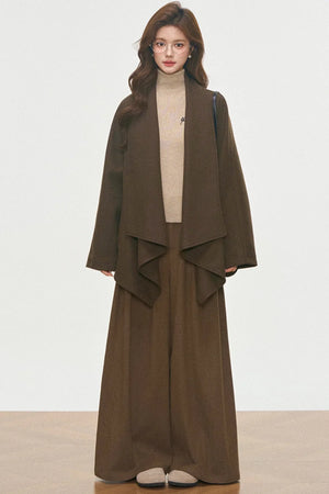 Wool Coat and Turtleneck Set-Up