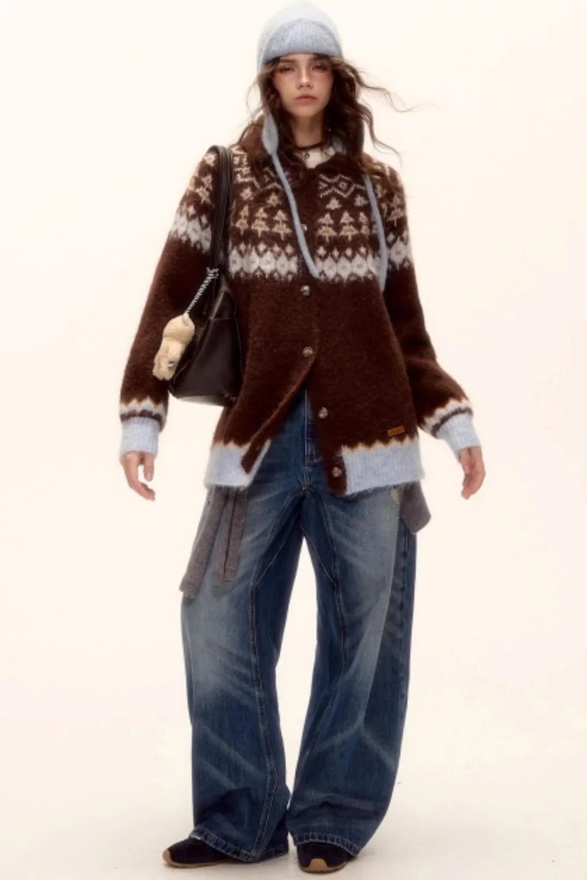 Wool Fair Isle Cardigan
