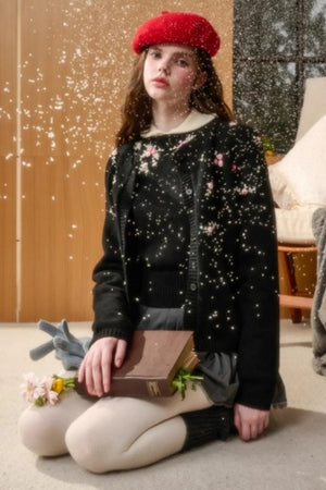 Wool Handmade Embroidered Sweater