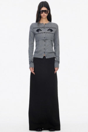 Wool Knit Two Piece Slim Jacket