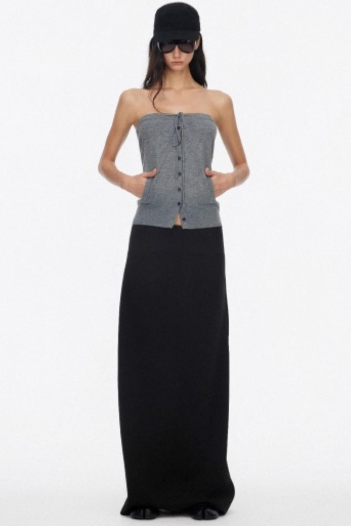 Wool Knit Two Piece Slim Jacket