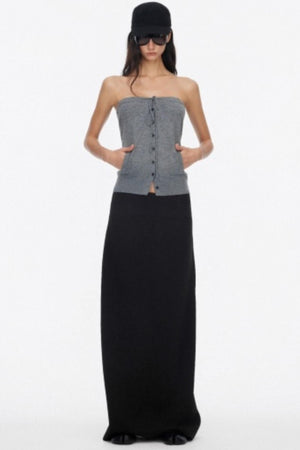 Wool Knit Two Piece Slim Jacket
