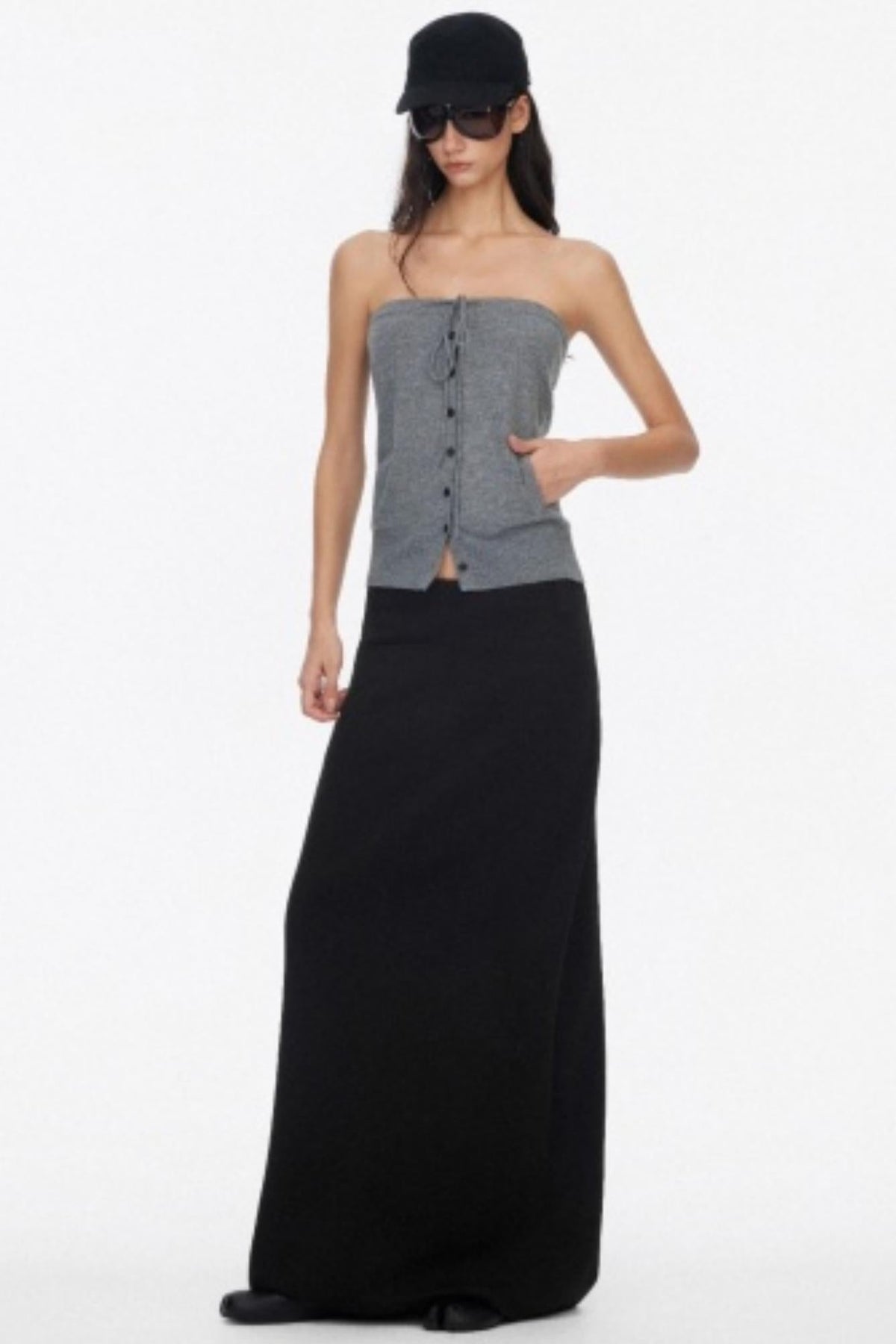 Wool Knit Two Piece Slim Jacket