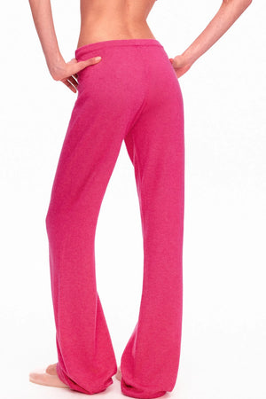Wool Low-Waisted Drawstring Knit Pants