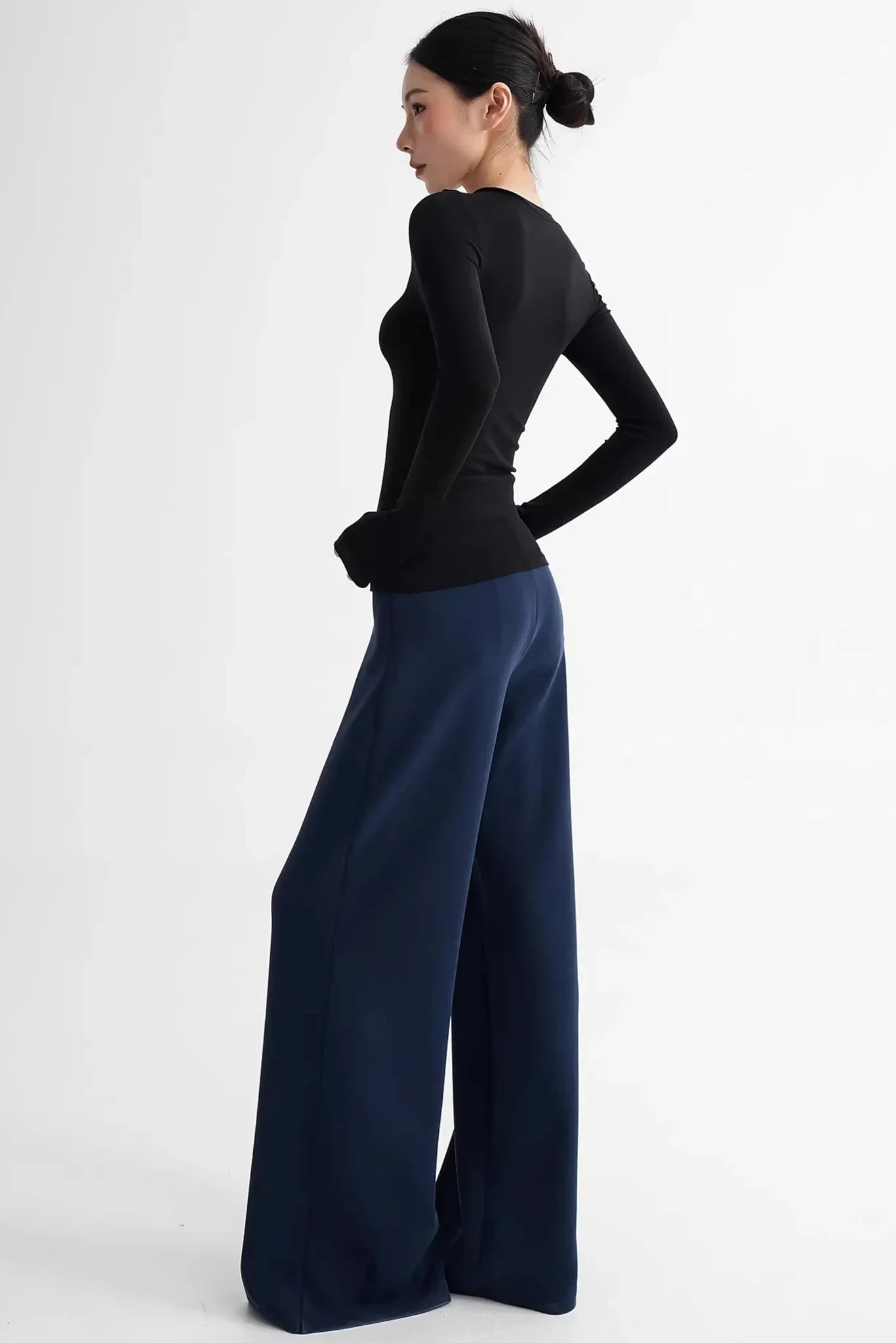 Wool Lyocell Henley Top