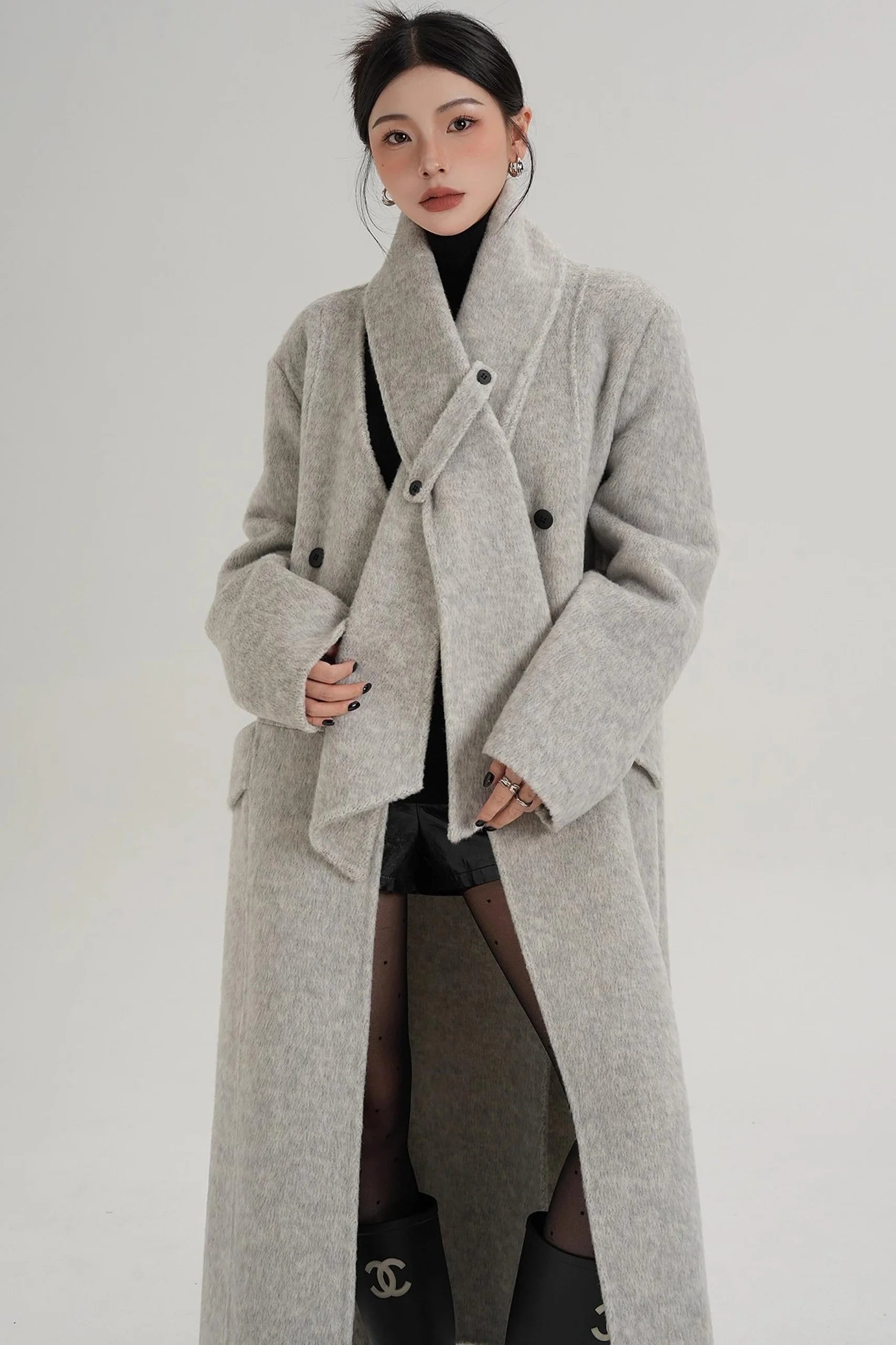 Wool Reversible Coat